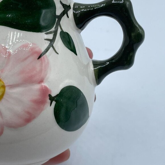 Villeroy & Boch Wildrose Creamer Porcelain Hand Painted Vintage 70s W. Germany - Picture 6 of 8